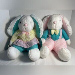 1992 Gibson Greetings Bunny Rabbit Pair